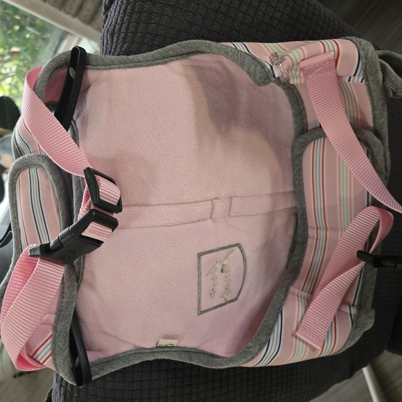Ellen Degeneres Pink and Gray Pet Vest Harness - Picture 2 of 4